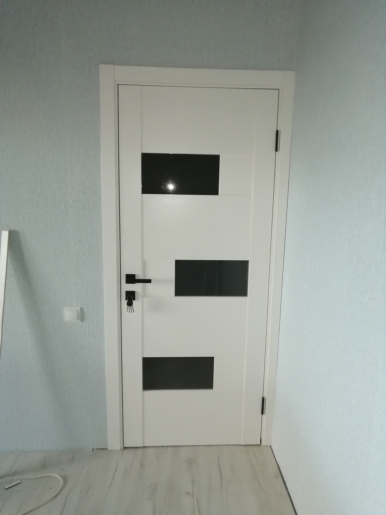 Дверь Легно-39, цвет Virgin (Белый).Эко шпон. Производитель Эльпорта (РФ)