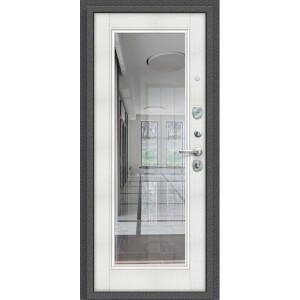 входная дверь Porta S 104.П61 Антик Серебро/Bianco Veralinga купить двери в Борисове