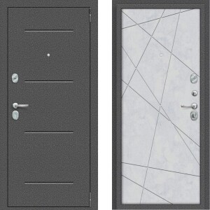 входная дверь Porta R 104.15 Антик Серебро/Snow Art