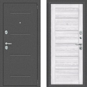 дверь Porta R 104.П22 Антик Серебро Riviera Ice