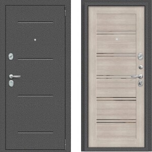 дверь Porta R 104.П28 Антик Серебро/Cappuccino Veralinga