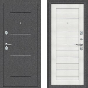 входная дверь Porta S 104.П22 Антик Серебро/Bianco Veralinga