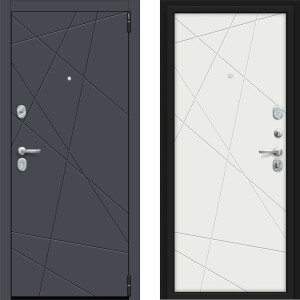 входная дверь для квартиры Porta S 15.15 Graphite Pro/Super White